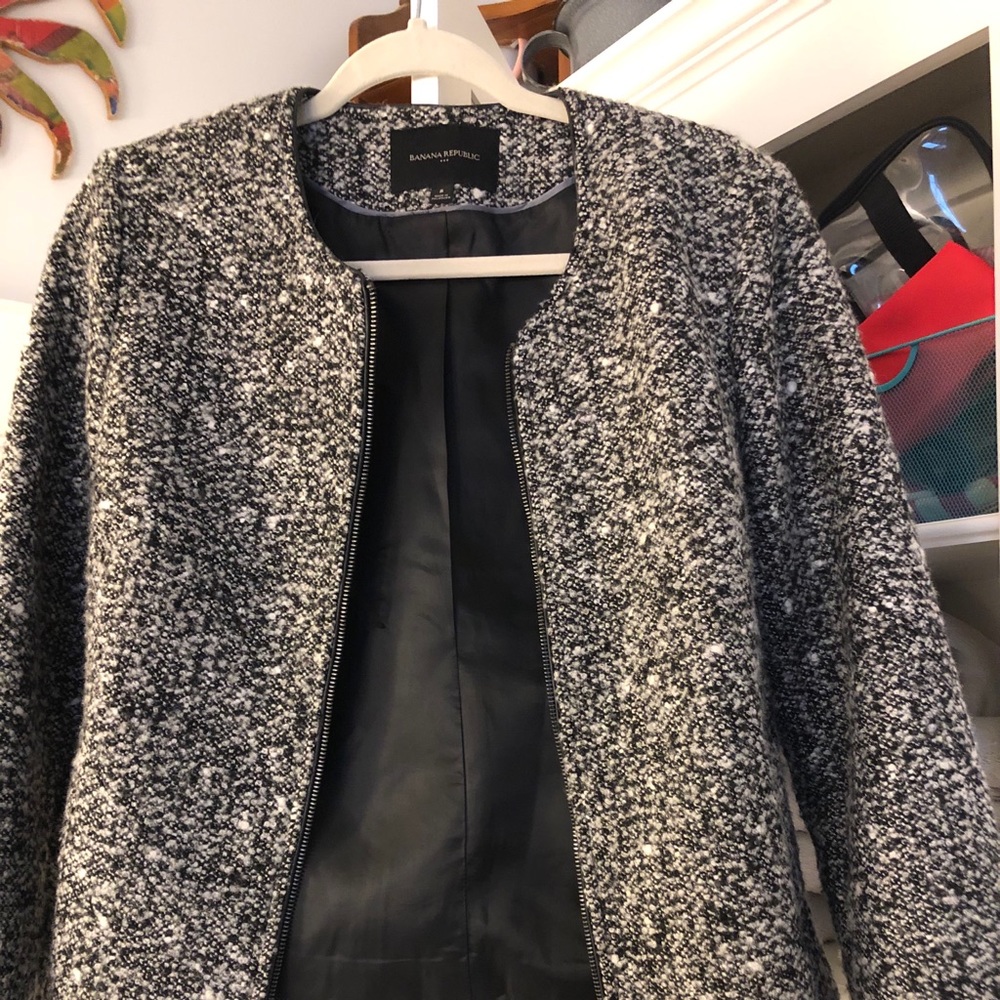 Banana Republic Boiled Wool Jacket